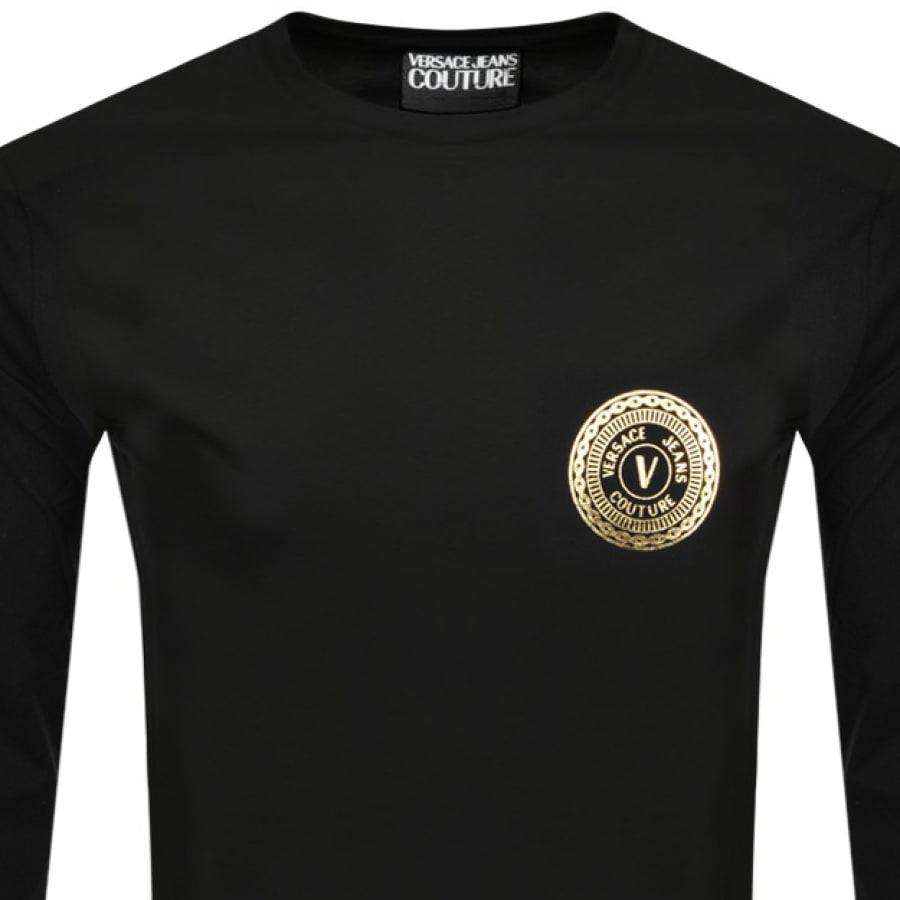 Alternative Image for ProductVersace Jeans Couture Long Sleeve T Shirt Black2